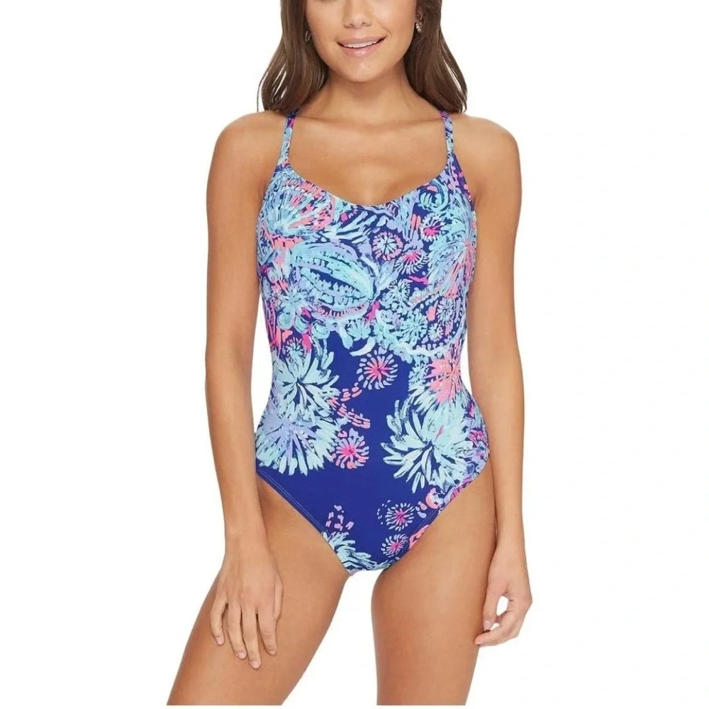 Lilly Pulitzer One Piece Swim - Azalea - Picture 5 of 6